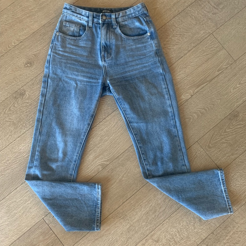 Nasty Gal High Wasted Boot Cut Jeans